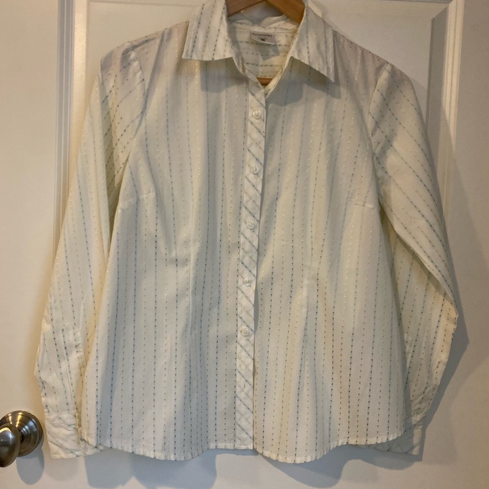 Maternity button down top